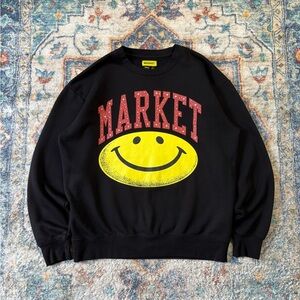 Chinatown Market Smiley Logo Crewneck Large